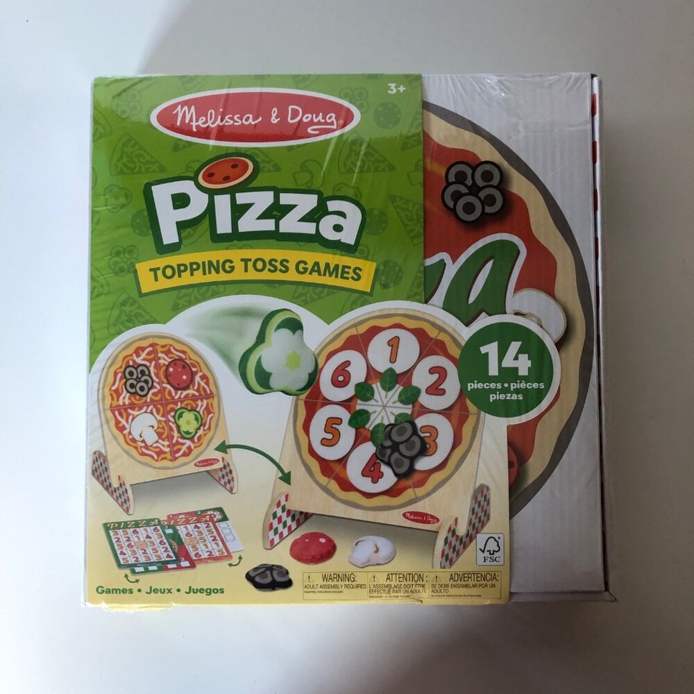 Melissa and Doug Pizza Topping Toss Game For Ages 3+